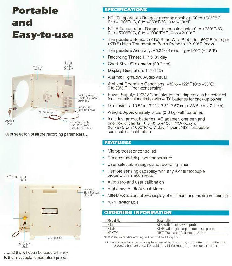 Dickson KTX Recorder