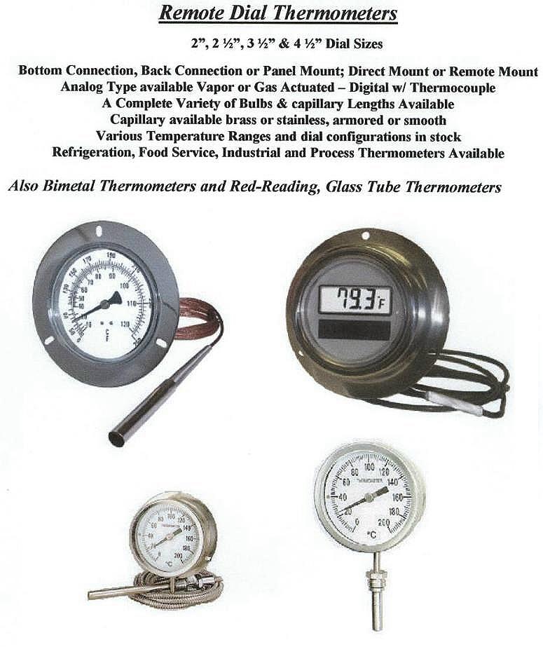 Remote Dial Thermometers