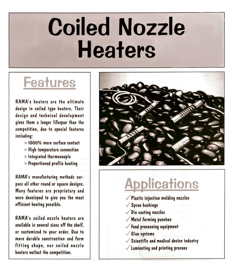 Coiled Nozzle Heaters - Product Info