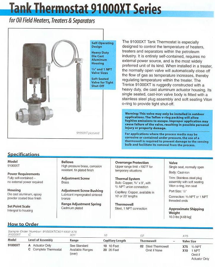 91000XT Series Product Specifications
